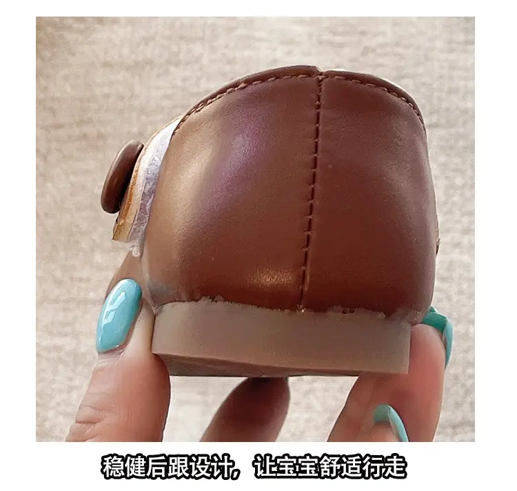 Spring and Autum Baby Girl Shoes 0-1-3 Years Old Princess Flats Baby Small Leather Shoes Non-Slip Soft Sole Toddler Shoes — feature 7