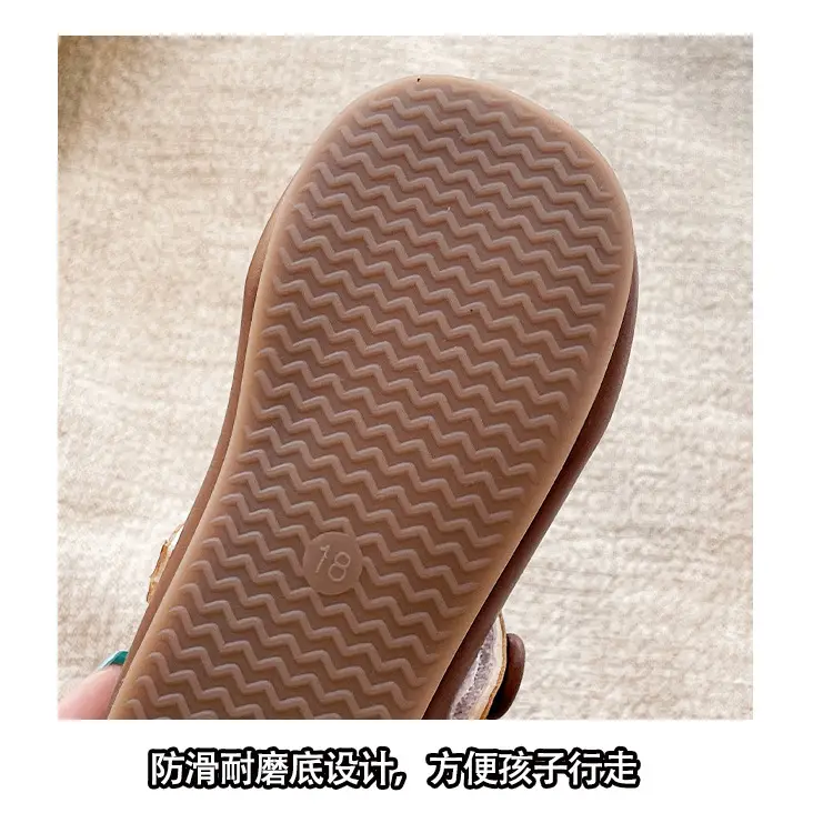 Spring and Autum Baby Girl Shoes 0-1-3 Years Old Princess Flats Baby Small Leather Shoes Non-Slip Soft Sole Toddler Shoes — feature 8
