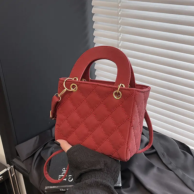 Brown Textured Shoulder Crossbody Bag for Women 2025 - Image 3