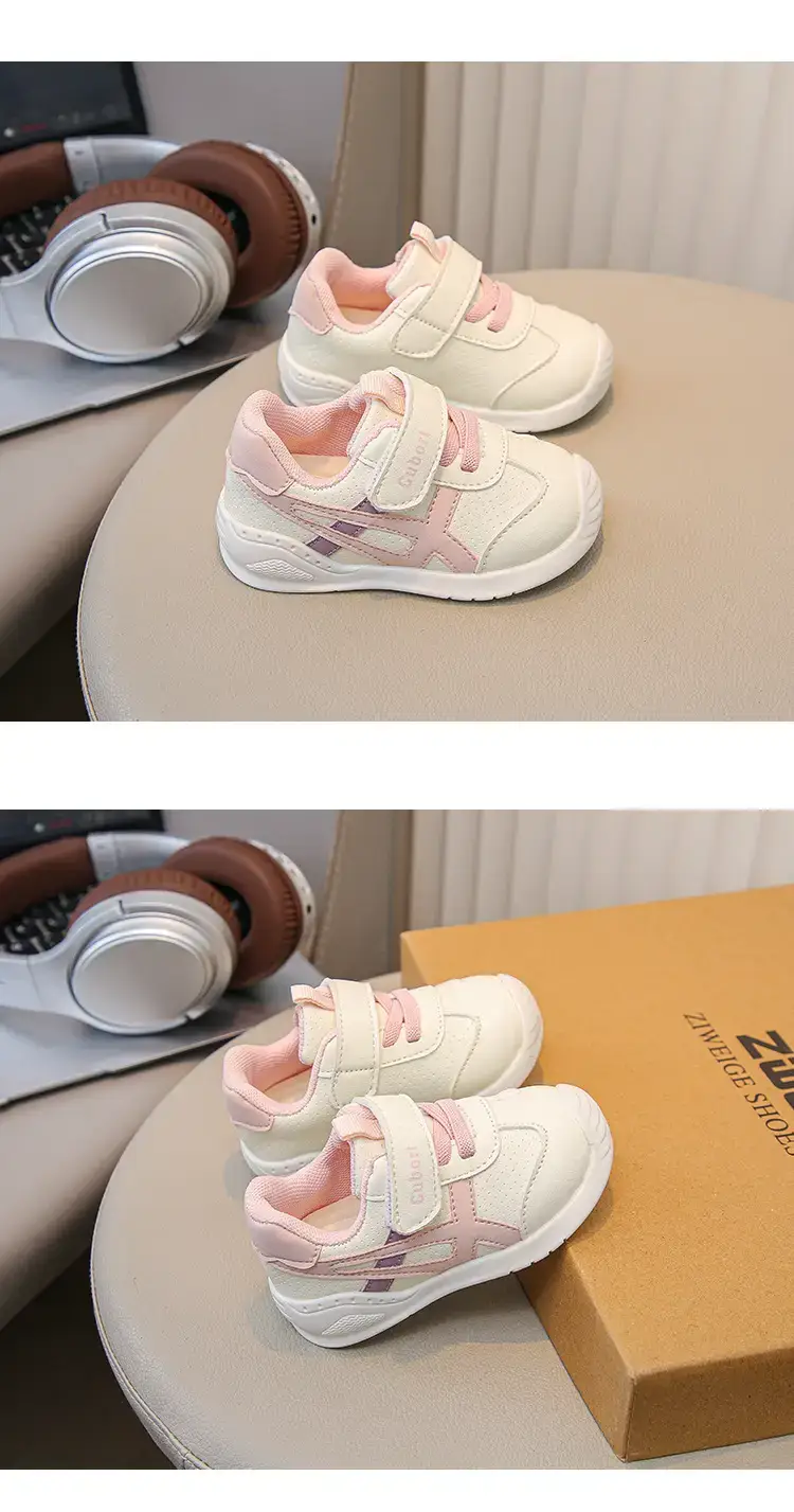 Toddler Shoes White Blue Soft Sole Non-Slip — feature 15