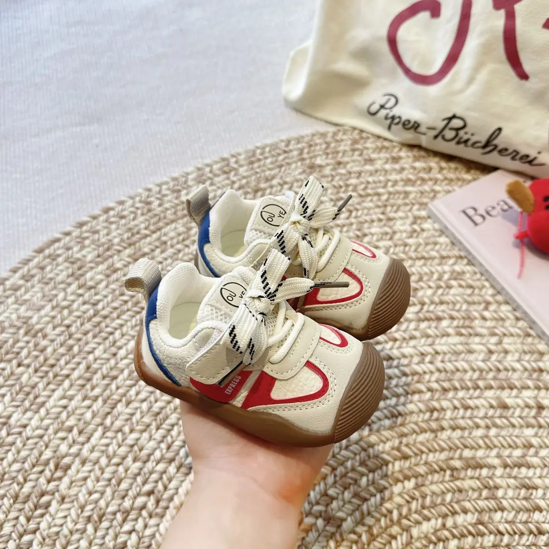 2025 Spring and Autumn New Baby Toddler Shoes Baby Functional Shoes Boys Sports Shoes Girls Shoes Breathable and Non-Slip