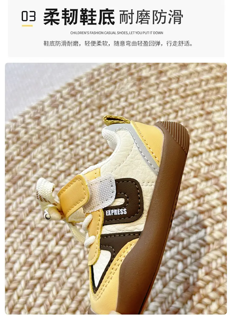 2025 Spring and Autumn New Baby Toddler Shoes Baby Functional Shoes Boys Sports Shoes Girls Shoes Breathable and Non-Slip — feature 4