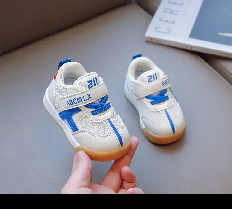 Toddler Shoes 2025 White Blue Soft Sole — feature 14