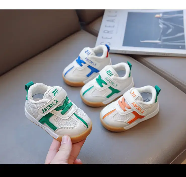 Toddler Shoes 2025 White Blue Soft Sole — feature 5