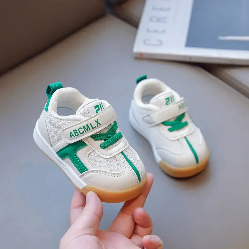 Toddler Shoes 2025 White Blue Soft Sole