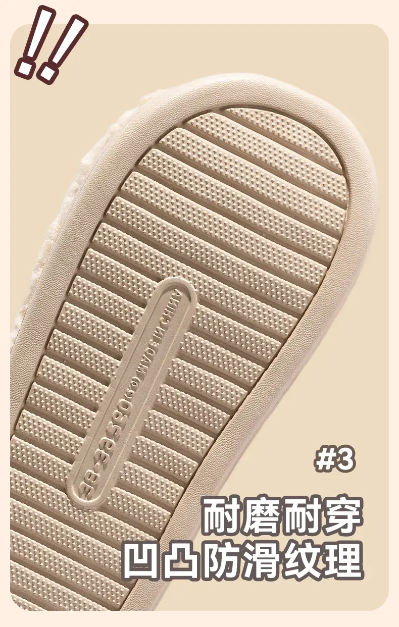 Warm Cotton Slippers for Women Pink 2025 New Autumn Winter — feature 9