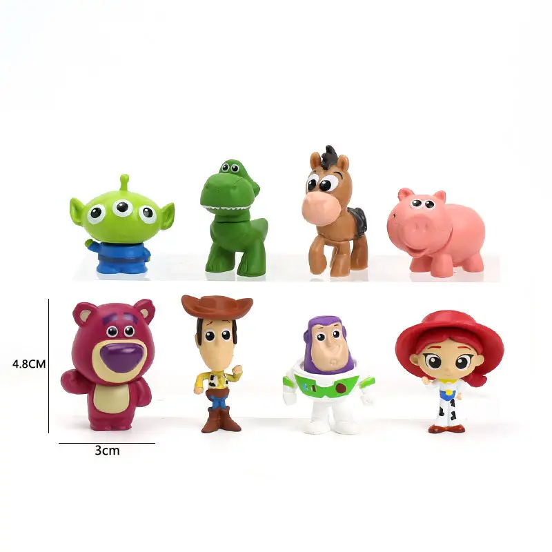 Toy Story Figure Woody Tris Buzz Lightyear Anime Doll Cake Baking Decoration Ornament Figure