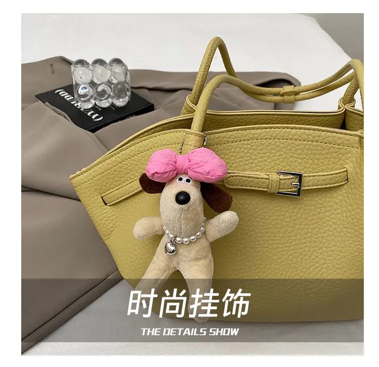 Women's Yellow Dumpling Tote Bag with Crossbody & Shoulder Strap — feature 6