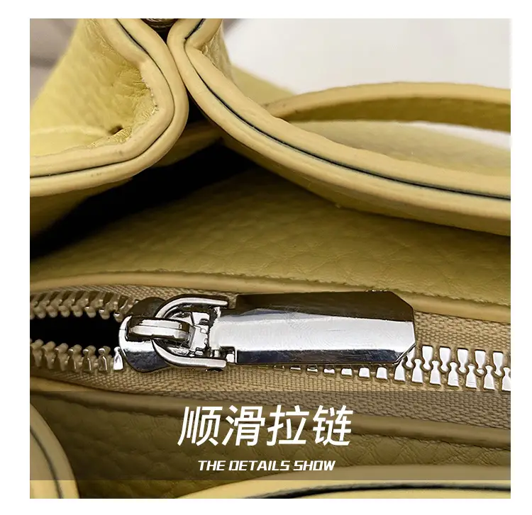 Women's Yellow Dumpling Tote Bag with Crossbody & Shoulder Strap — feature 9