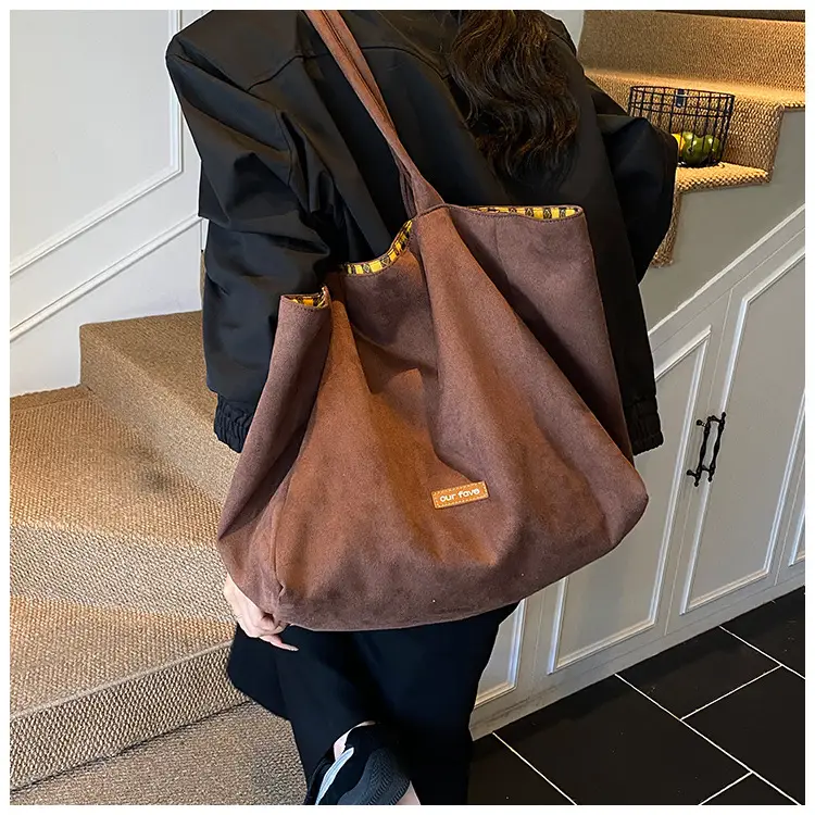 Korean Leather Plaid Shoulder Bag for Women — feature 11