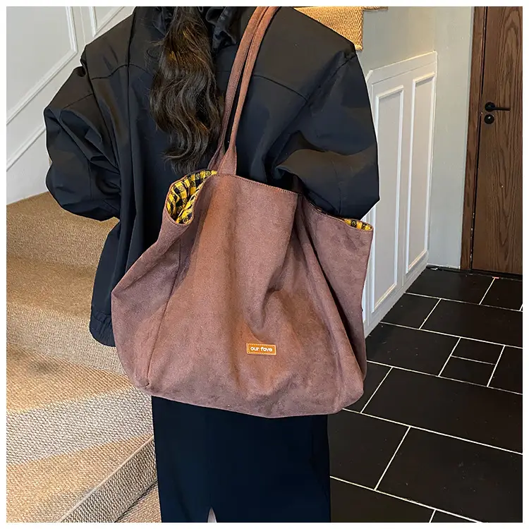 Korean Leather Plaid Shoulder Bag for Women — feature 13