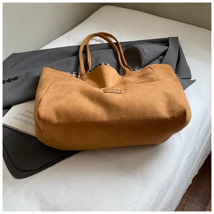 Korean Leather Plaid Shoulder Bag for Women — feature 7