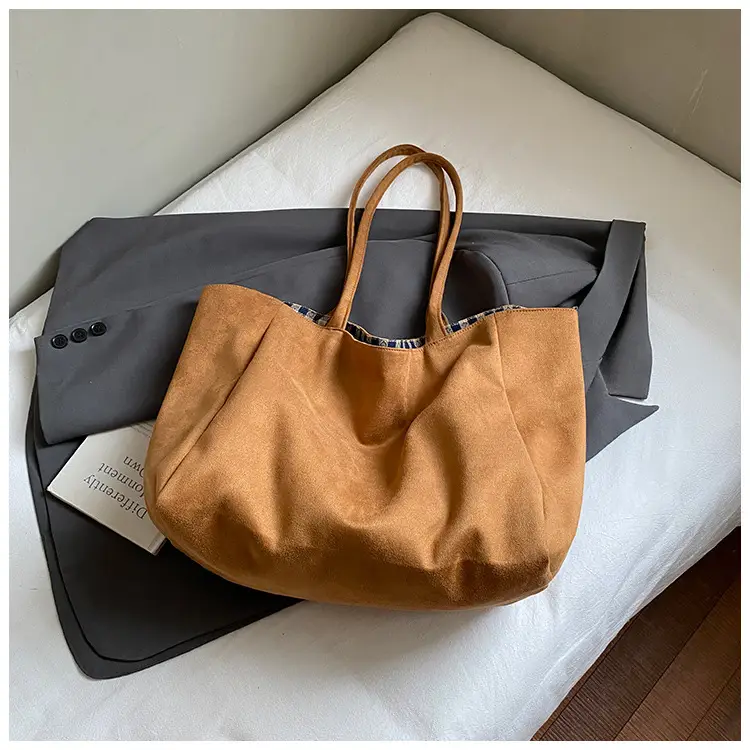 Korean Leather Plaid Shoulder Bag for Women — feature 8