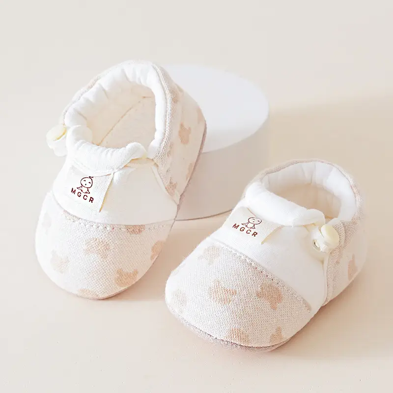 Baby Color Cotton Non-Falling Shoes for Boys Girls Soft Anti-Slip
