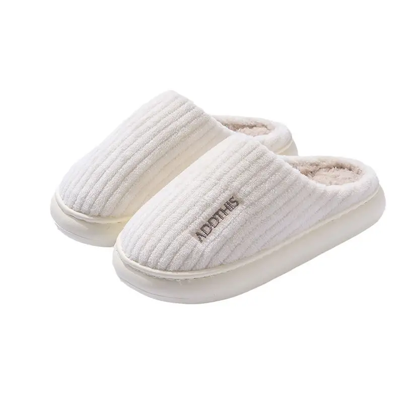 2024 New Cotton Slippers for Women in Autumn and Winter, Warm and Non-Slip, Couples Home Indoor, Furry Cotton Slippers for Men - Image 10