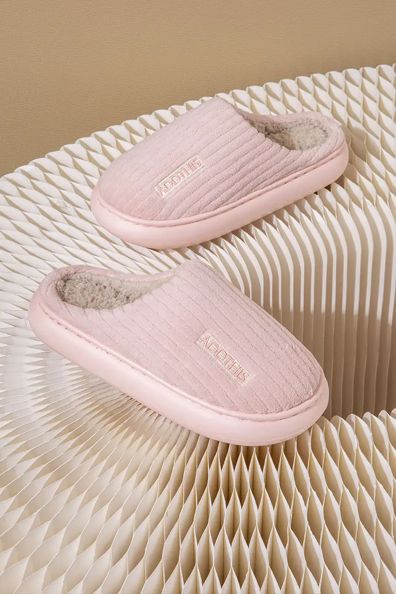 2024 New Cotton Slippers for Women in Autumn and Winter, Warm and Non-Slip, Couples Home Indoor, Furry Cotton Slippers for Men — feature 15