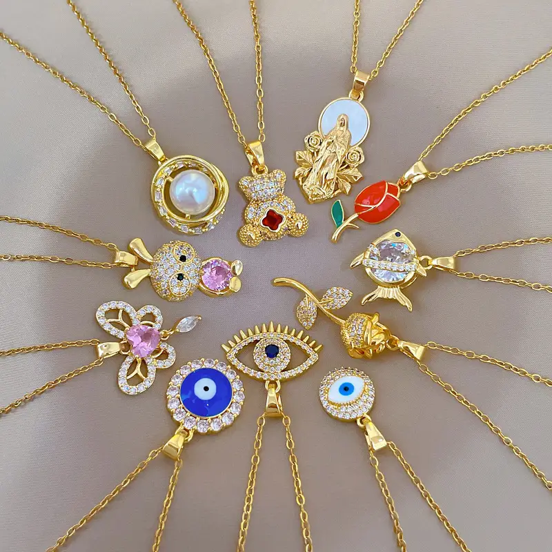 Full Diamond Necklace for Women with Butterfly Pendant - Image 108