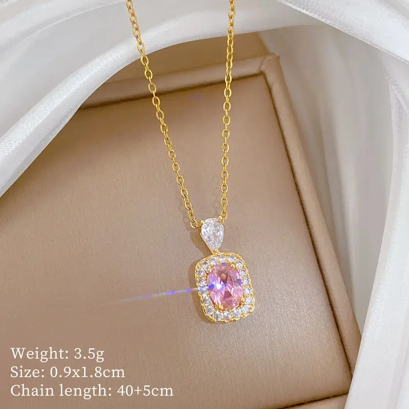 Full Diamond Necklace for Women with Butterfly Pendant - Image 102