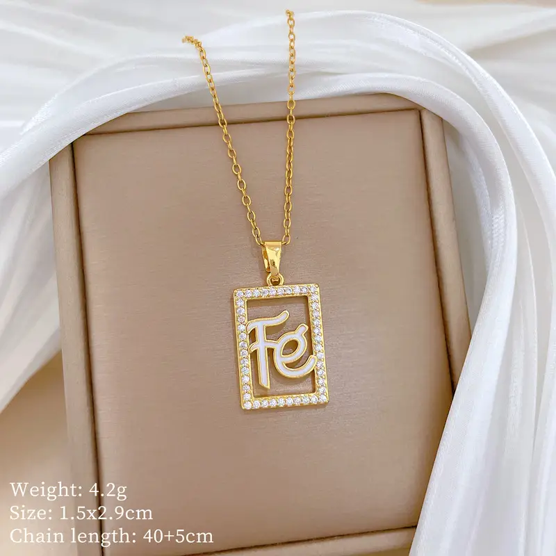 Full Diamond Necklace for Women with Butterfly Pendant - Image 11