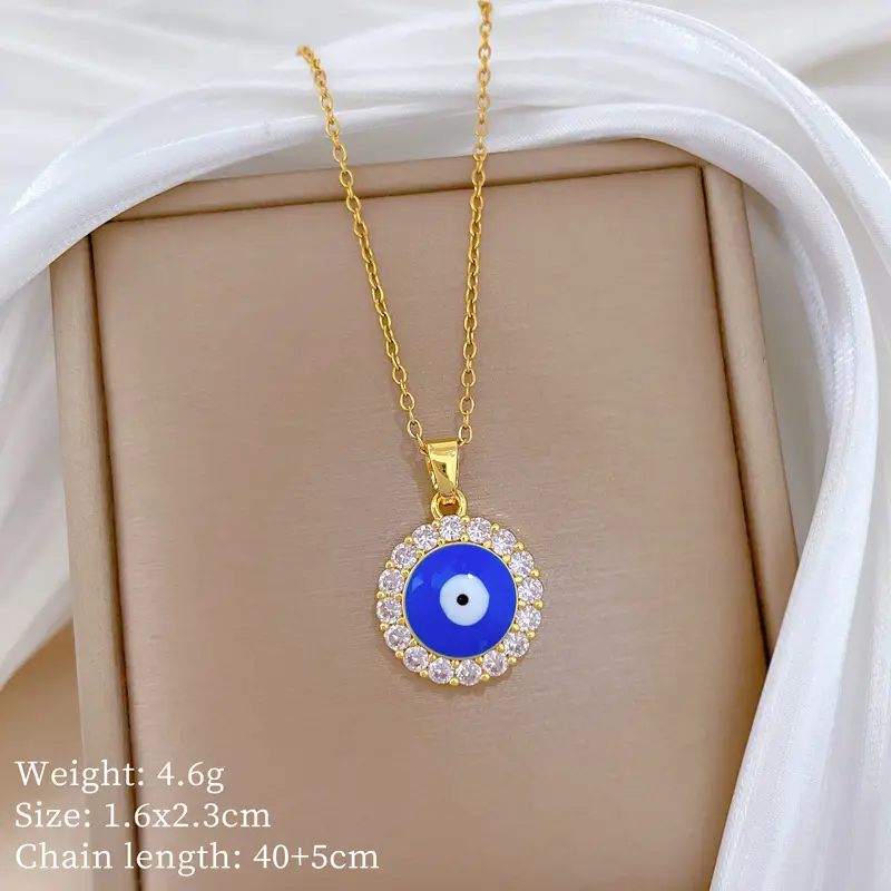 Full Diamond Necklace for Women with Butterfly Pendant - Image 15