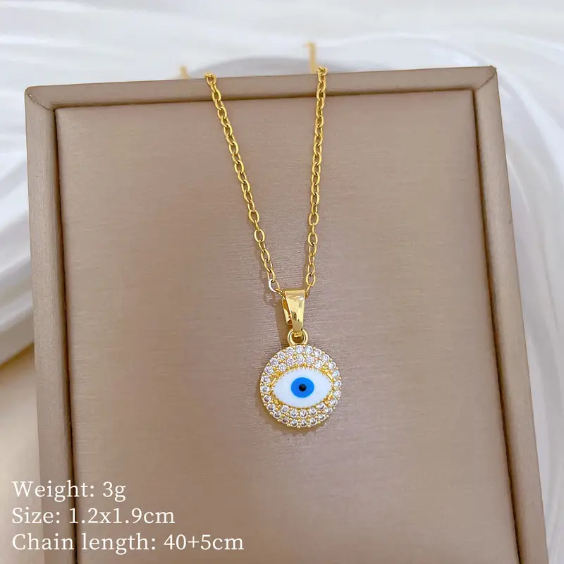 Full Diamond Necklace for Women with Butterfly Pendant - Image 16