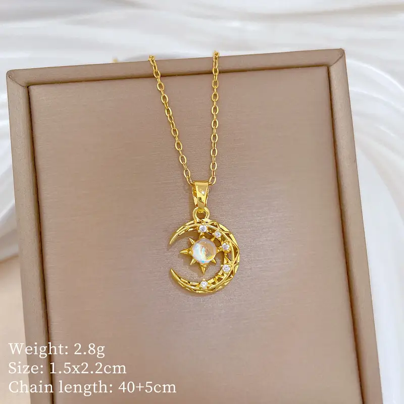 Full Diamond Necklace for Women with Butterfly Pendant - Image 17