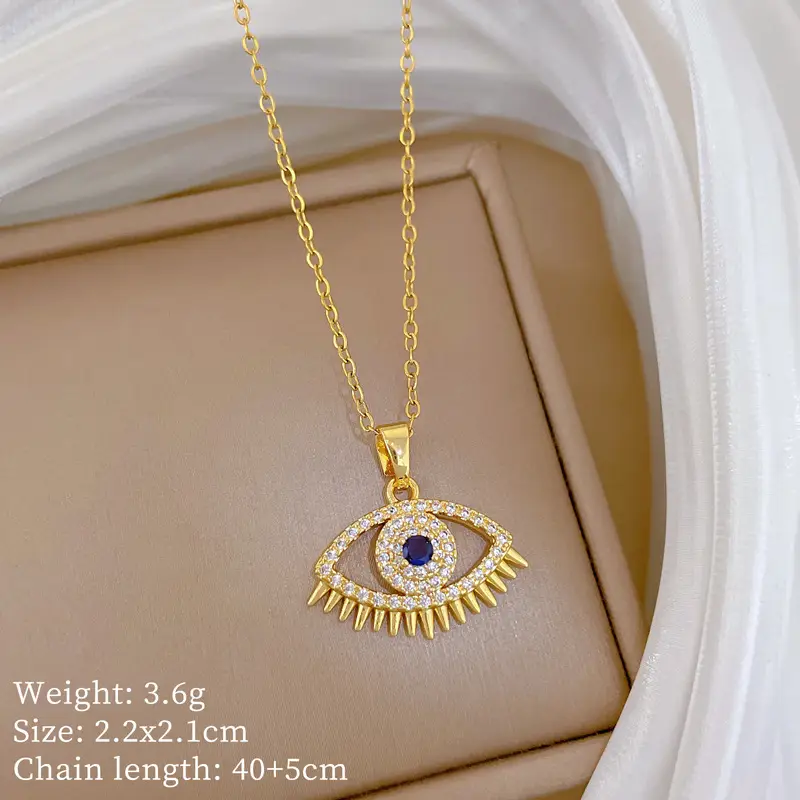 Full Diamond Necklace for Women with Butterfly Pendant - Image 18