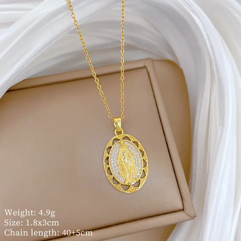 Full Diamond Necklace for Women with Butterfly Pendant - Image 19