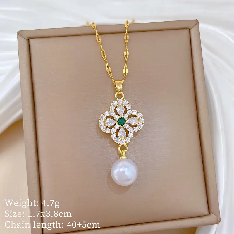 Full Diamond Necklace for Women with Butterfly Pendant - Image 21