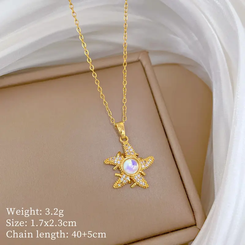 Full Diamond Necklace for Women with Butterfly Pendant - Image 33