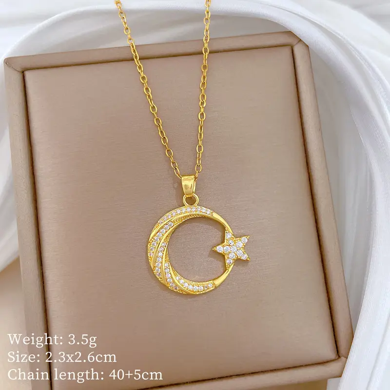 Full Diamond Necklace for Women with Butterfly Pendant - Image 36
