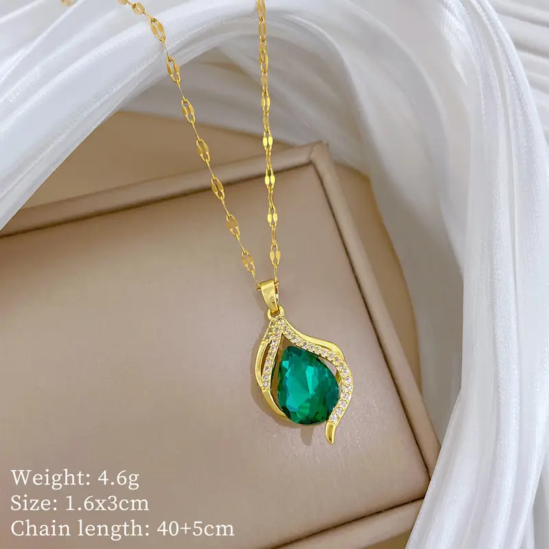 Full Diamond Necklace for Women with Butterfly Pendant - Image 42