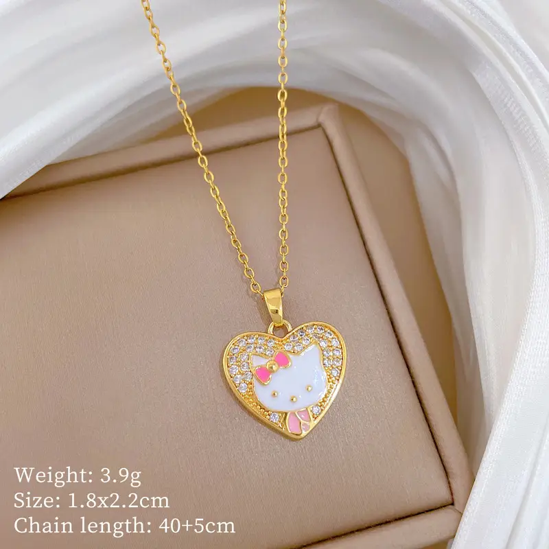 Full Diamond Necklace for Women with Butterfly Pendant - Image 44