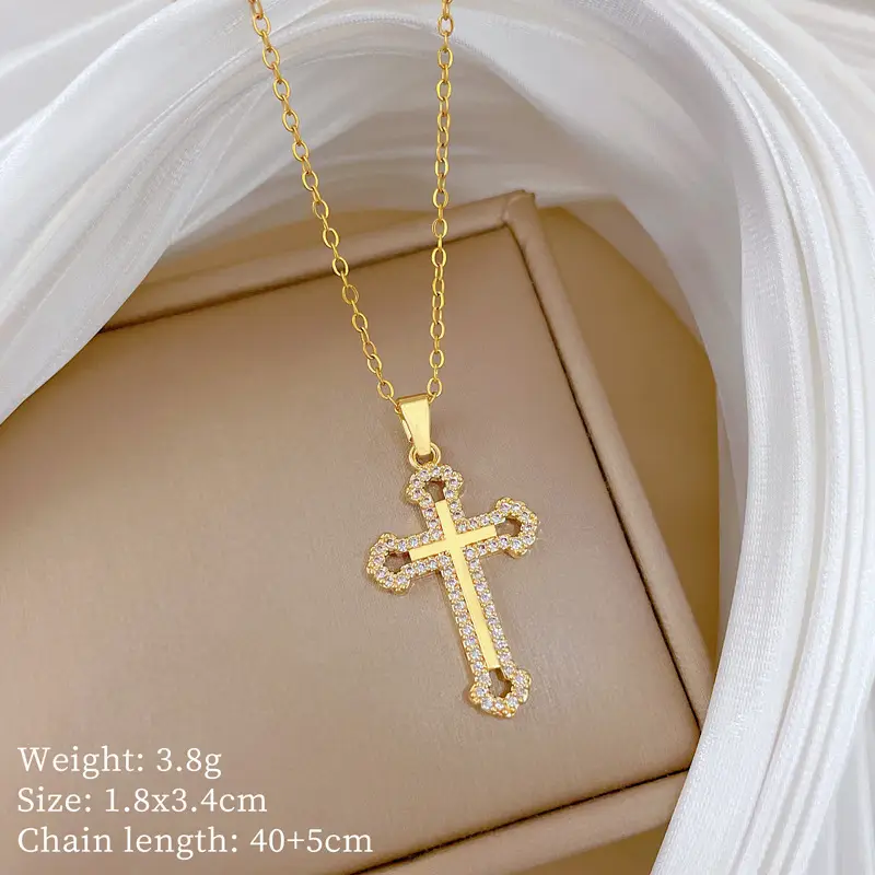 Full Diamond Necklace for Women with Butterfly Pendant - Image 50