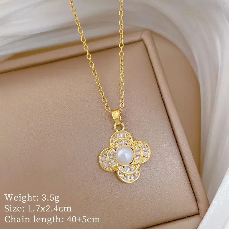 Full Diamond Necklace for Women with Butterfly Pendant - Image 54