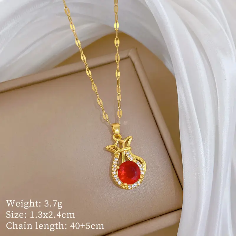 Full Diamond Necklace for Women with Butterfly Pendant - Image 56