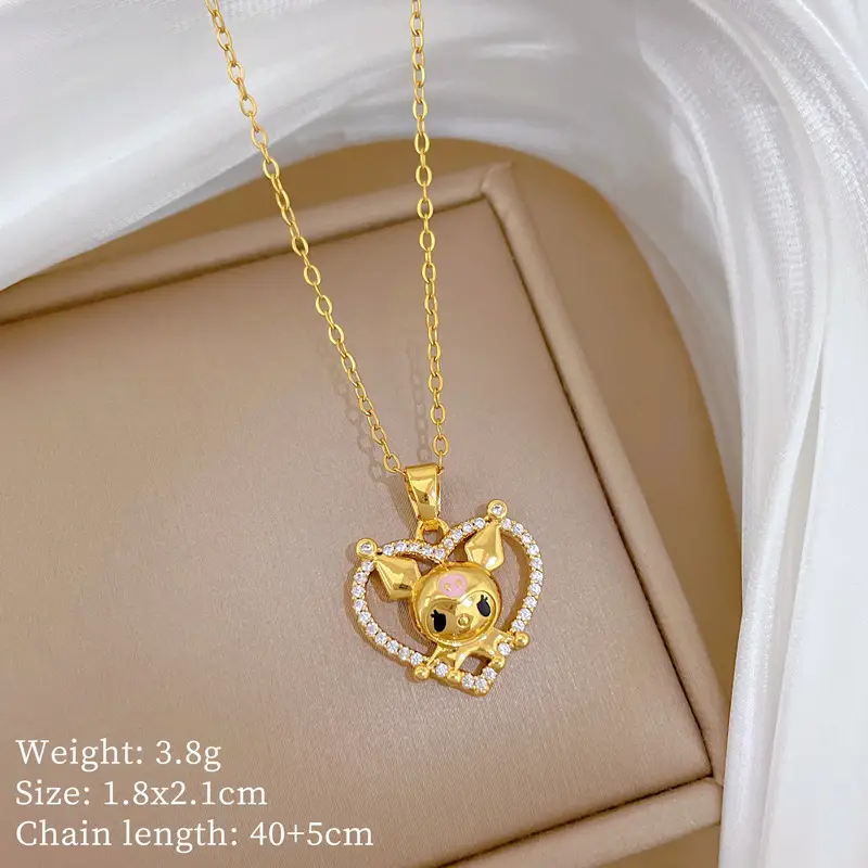 Full Diamond Necklace for Women with Butterfly Pendant - Image 59