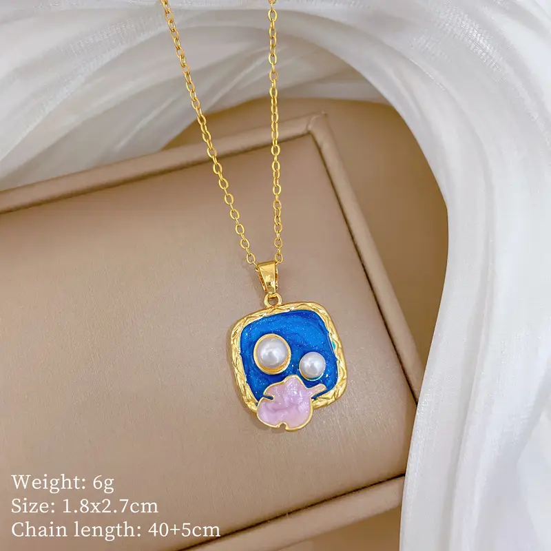 Full Diamond Necklace for Women with Butterfly Pendant - Image 62