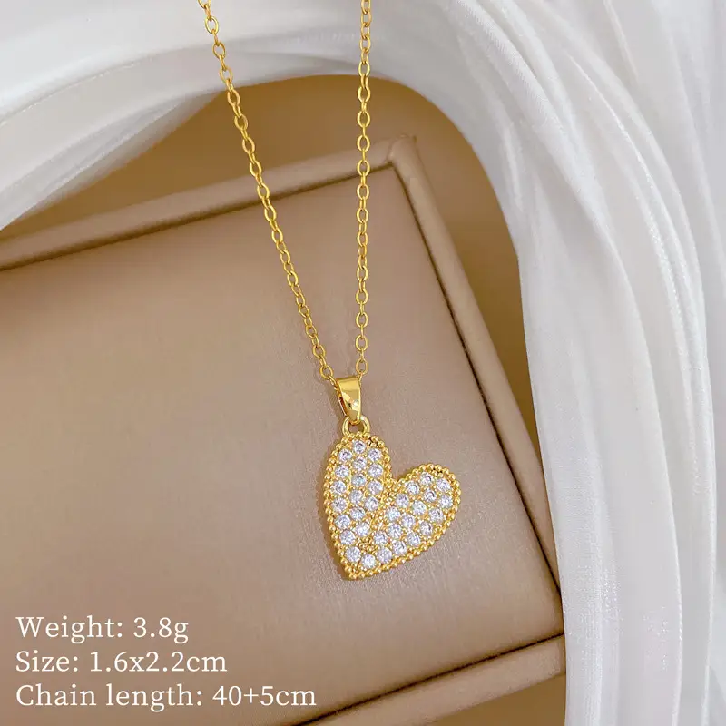 Full Diamond Necklace for Women with Butterfly Pendant - Image 67