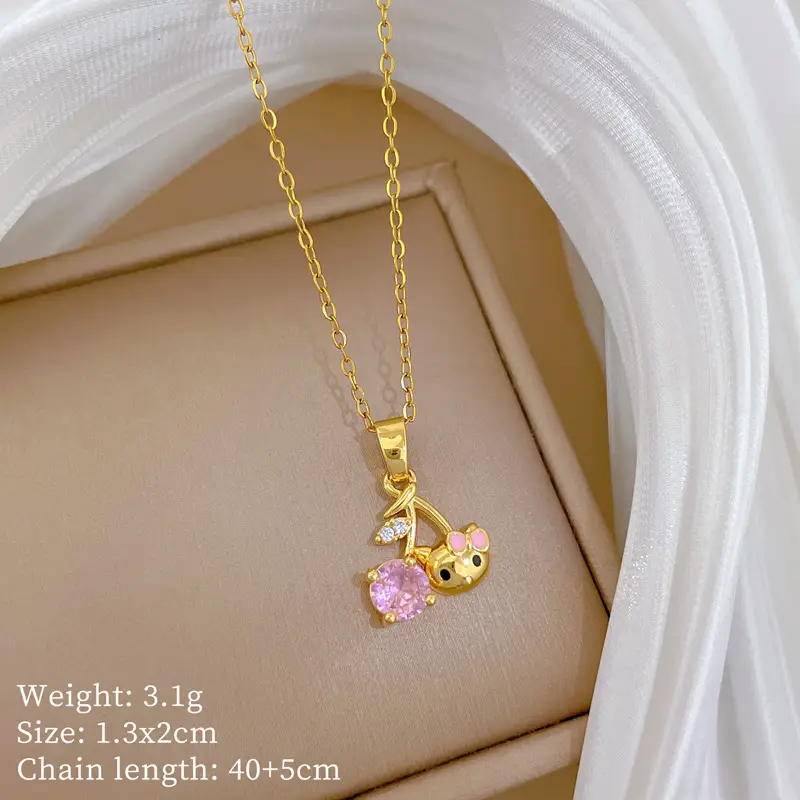 Full Diamond Necklace for Women with Butterfly Pendant - Image 71