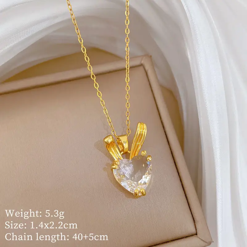 Full Diamond Necklace for Women with Butterfly Pendant - Image 73