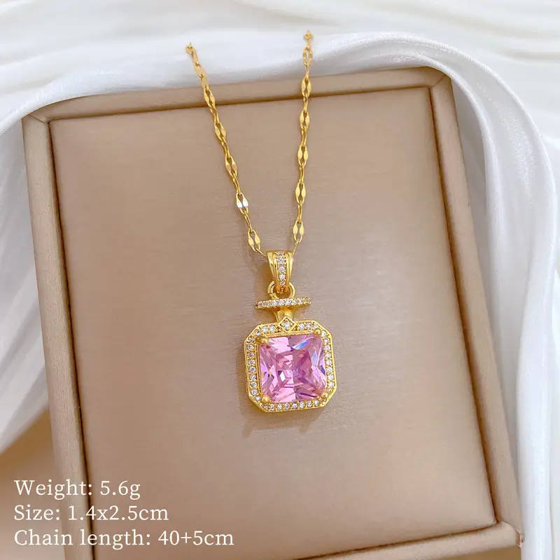 Full Diamond Necklace for Women with Butterfly Pendant - Image 75