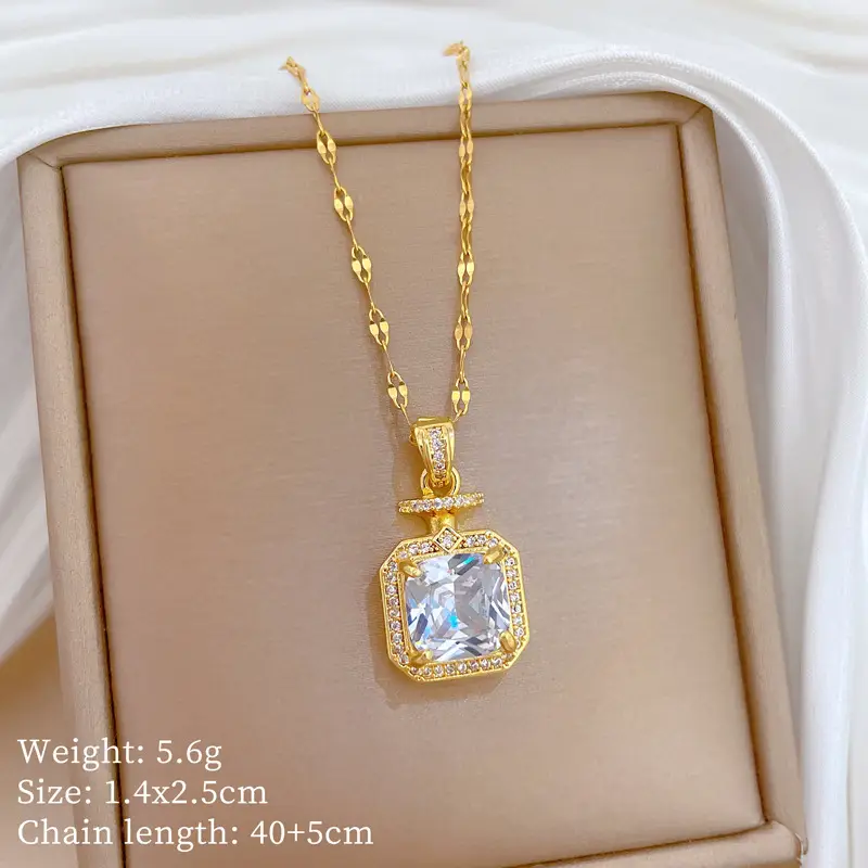 Full Diamond Necklace for Women with Butterfly Pendant - Image 76