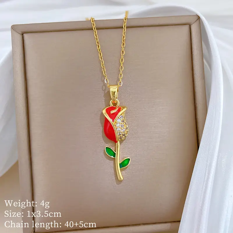 Full Diamond Necklace for Women with Butterfly Pendant - Image 77