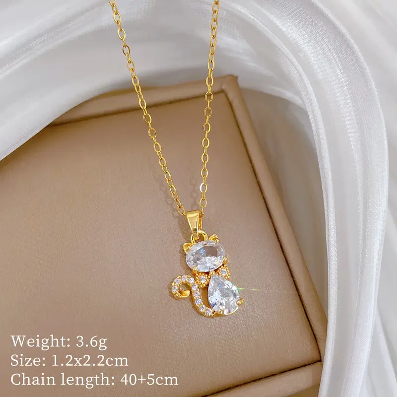Full Diamond Necklace for Women with Butterfly Pendant - Image 80