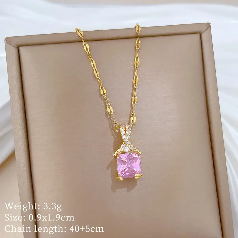 Full Diamond Necklace for Women with Butterfly Pendant - Image 84