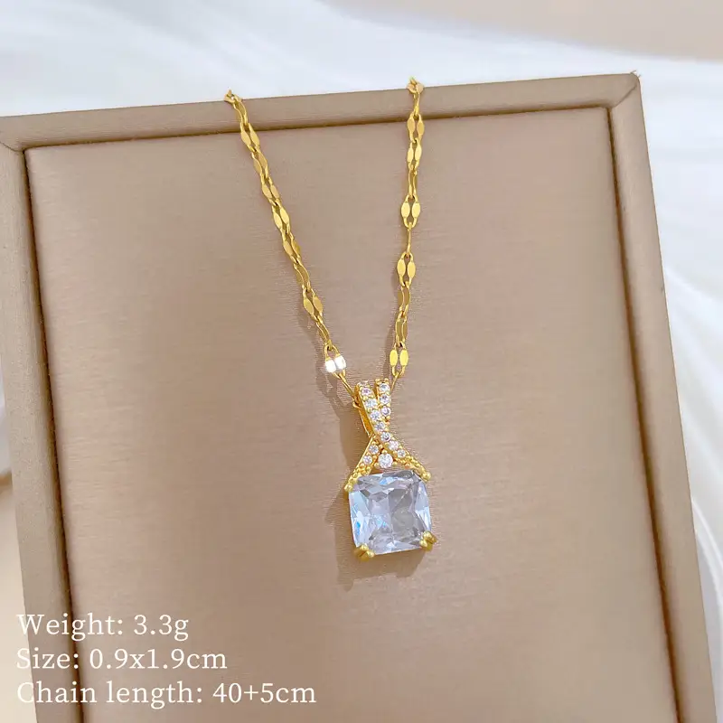 Full Diamond Necklace for Women with Butterfly Pendant - Image 85