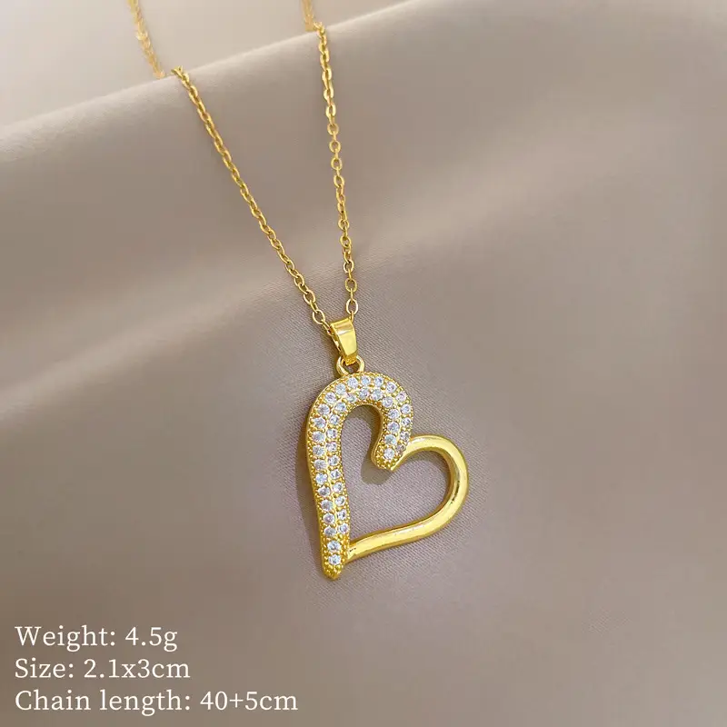 Full Diamond Necklace for Women with Butterfly Pendant - Image 86