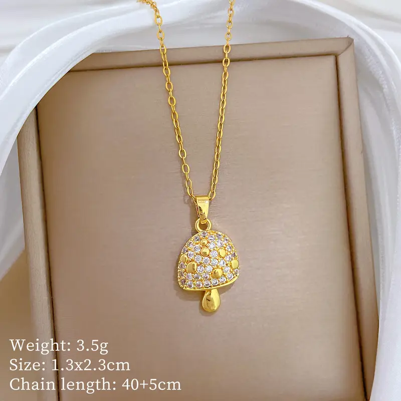 Full Diamond Necklace for Women with Butterfly Pendant - Image 92