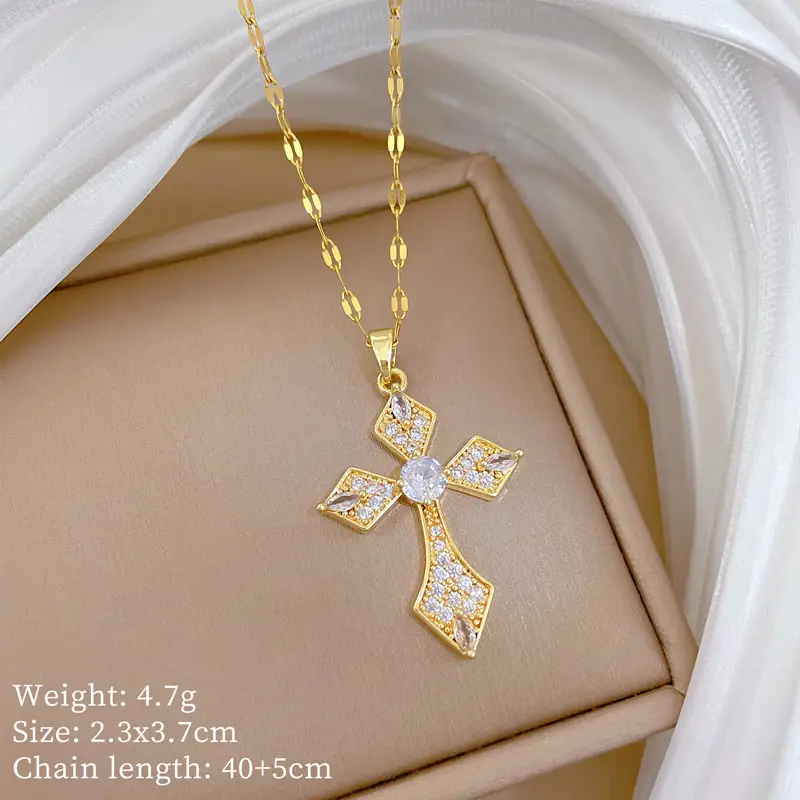 Full Diamond Necklace for Women with Butterfly Pendant - Image 97